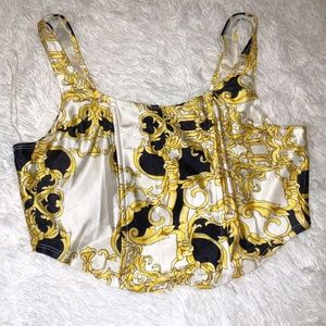 2pc jogger set Gold & Black